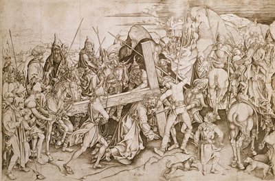 Christ Carrying His Cross by Israhel van Meckenem